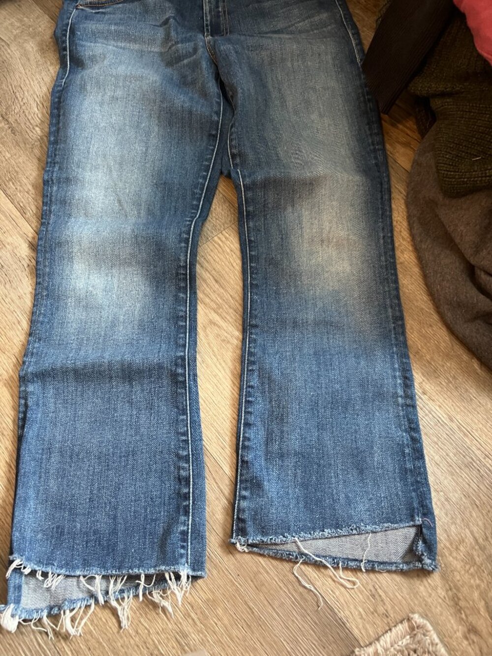 Mother insider step crop fray jeans size 28 - Picture 4 of 11